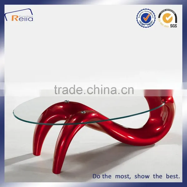 Best Sale Indoor Furniture Tempered Glass Coffee Table Tea Table CT-037 photo-5