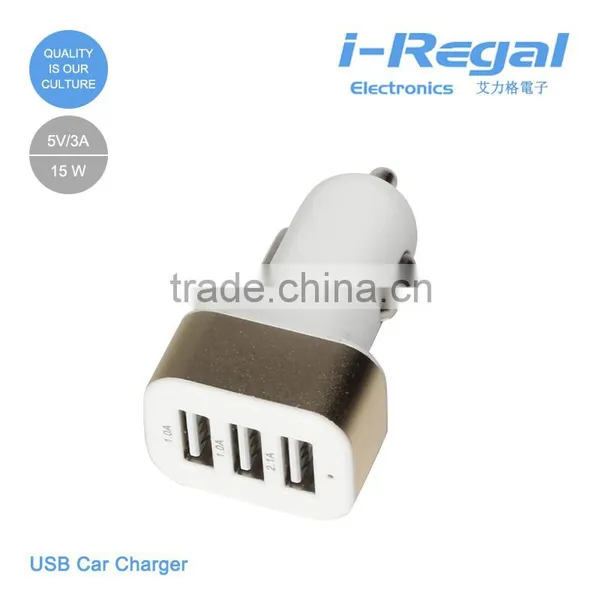 Wholesale Mini Portable Wireless Custom 3 Port Usb Quick Chargr Car Charger Mp3 Player CE ROSH photo-2