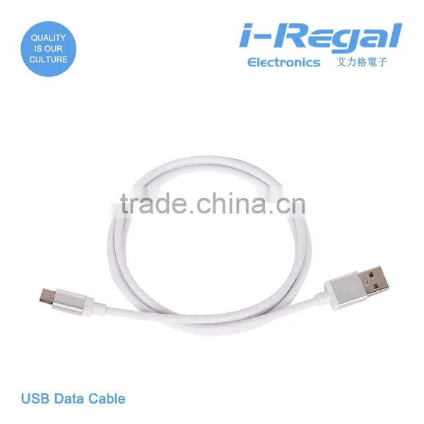 HOT Aluminum Sell Double Side Drawing Usb Cable for Mobile Phone photo-3