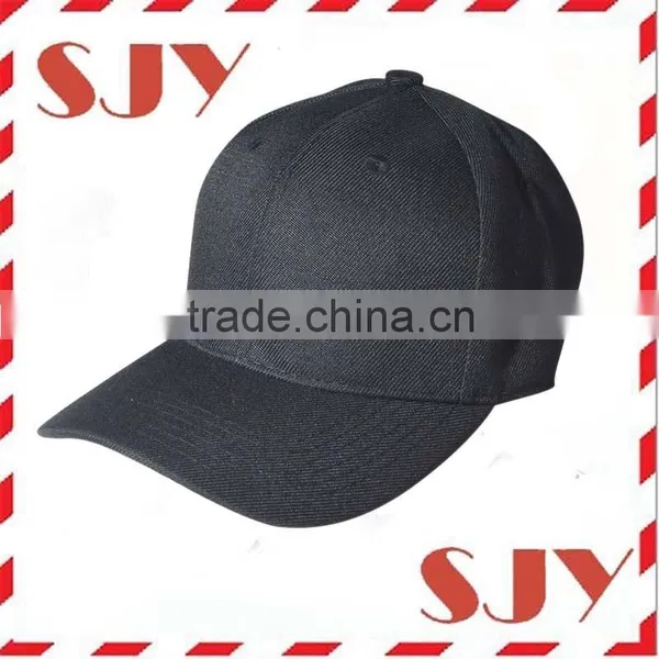 Wholesale 6 Panel Plain Fitted Sized Curved Baseball Cap photo-4