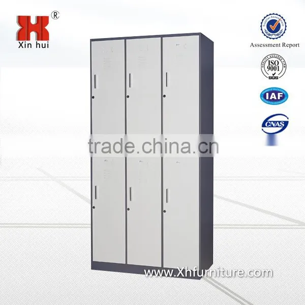 6 Door Steel Staff Locker Cabinet/gym Lockers photo-3