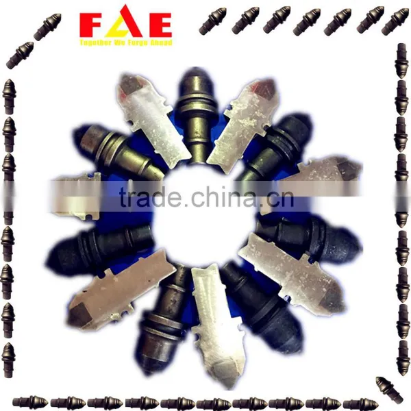 B47K Bullet Teeth With 19mm Tungsten Carbide Drill Teeth for Foundation Drilling photo-2