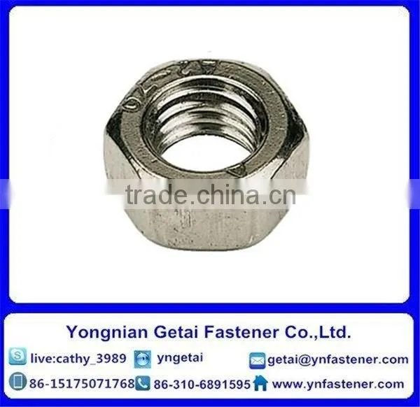 201/202/304/316 Stainless Steel Hexagon Nuts and Bolts M6-M56 photo-3