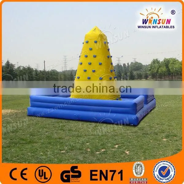 Customized CE PVC Inflatable Climbing Wall Outdoor Playground