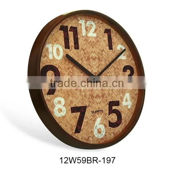 Customizable Design Home Art Craft Wooden Painting Wall Clock photo-2