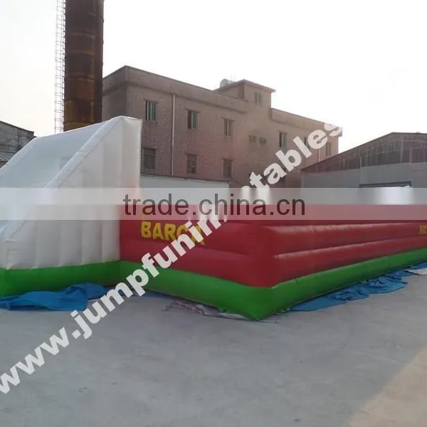 Inflatable Floor Human Football Playground,Giant Inflatable Football Pitch,23L*11W Meter Soap Football Field photo-6