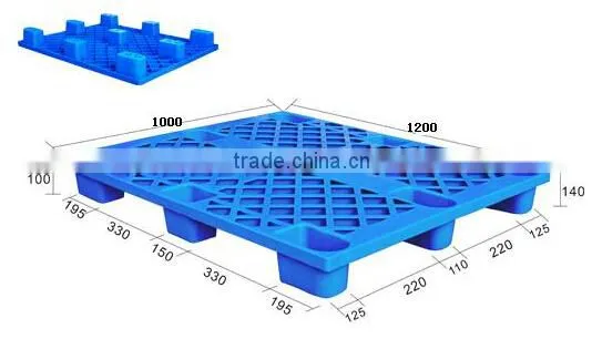 Single 4 Ways Plastic Pallet