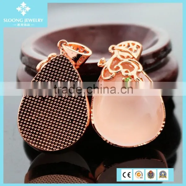 Yiwu Market Rose Gold Jewelry Necklace Pendant Wholesale photo-6