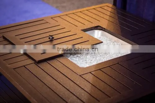 Good Quality Square Aluminum Outdoor Garden Fire Pit photo-2