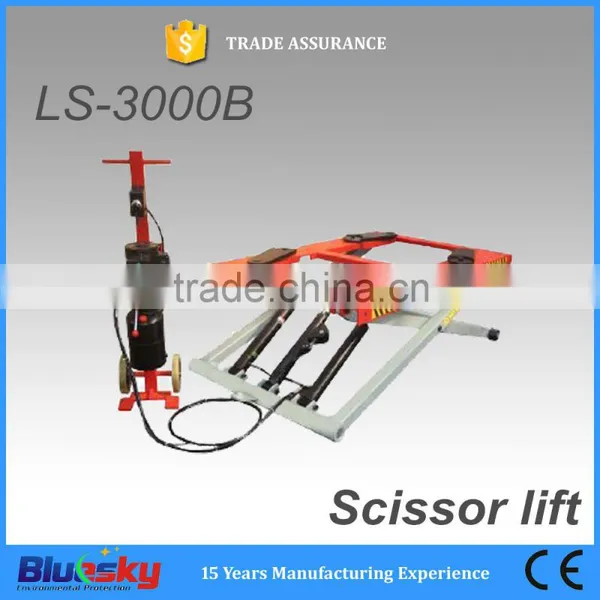 China LS-3000S Movable Scissor Car Lift/car Lifter