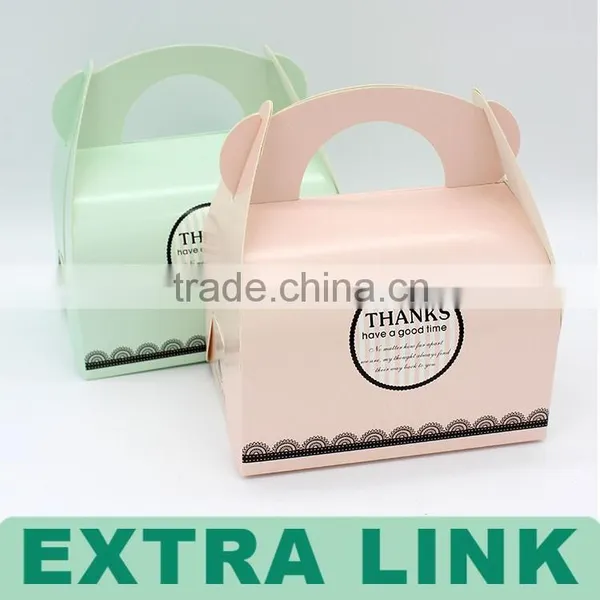 Custom Logo Small Handle Kraft Paper Cement Shopping Promotion Bag For Food photo-2