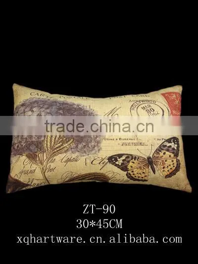Custom Printing Accept Nature Linen Material Car Seat Cushion photo-2