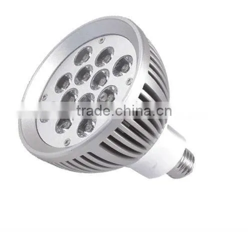 2012 New Arrivals Aluminum E27 E14 E26 GU10 Par38 12W LED Spotlight