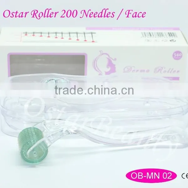 (CE Proof) Titanium Derma Roller Skin Roller Microneedle Beauty Roller OB-MN 02 photo-3