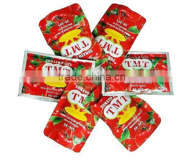 70g 56g Stand Pouch Tomato Paste Double Concentrated 28-30% photo-4
