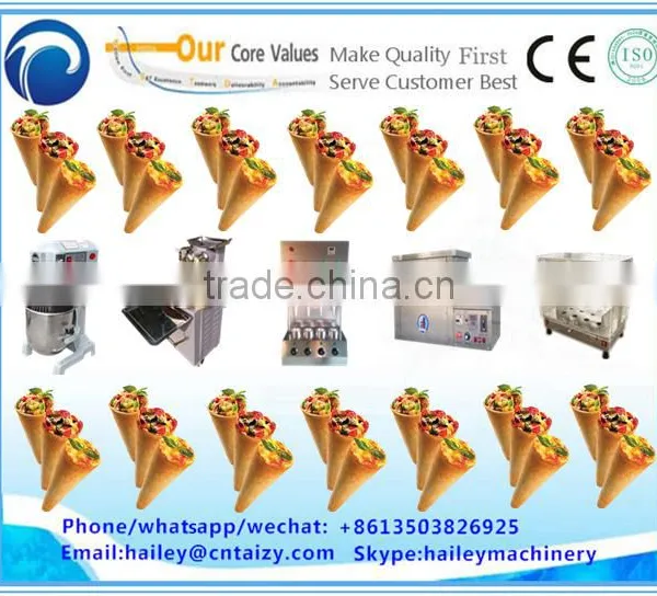 Professional and Large Stock Pizza Cone Machine