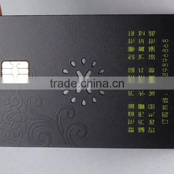 Black Stainles Steel Contact IC Card/ Business Card/ Metal Card photo-3