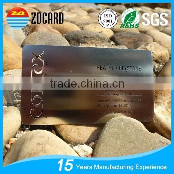 High Class Hico Loco Magnetic Stripe Metal Membership Card photo-2