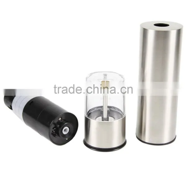 Automatic Stainless Steel Battery Operated Salt or Pepper Mill and Grinder photo-4
