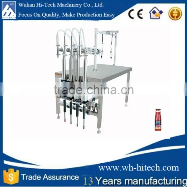 Hot Sale Cosmetic Small Semi-auto Cream Viscouse Paste Filling Machine photo-2