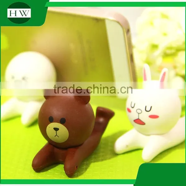 Mini Silicone Portable Cartoon Desktop Table Cell Mobile Phone Bracket Stand Support Holder photo-2