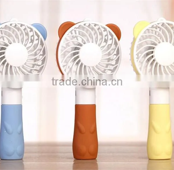 CT-740 The New Mini USB Charging Fan Cartoon Charging Fan Small Handheld Outdoor Garden Small Fan photo-3