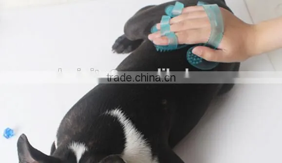 CY109 Wholesale Dog Bath Gloves Pet Massage Brush Pet Grooming Brush photo-4