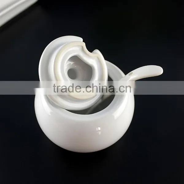 Factory Custom Design Your Own Dinnerware Porcelain Cruet Bottle / Plate With Lid / Milk Jug Ceramic Used Restaurant Dinnerware photo-5