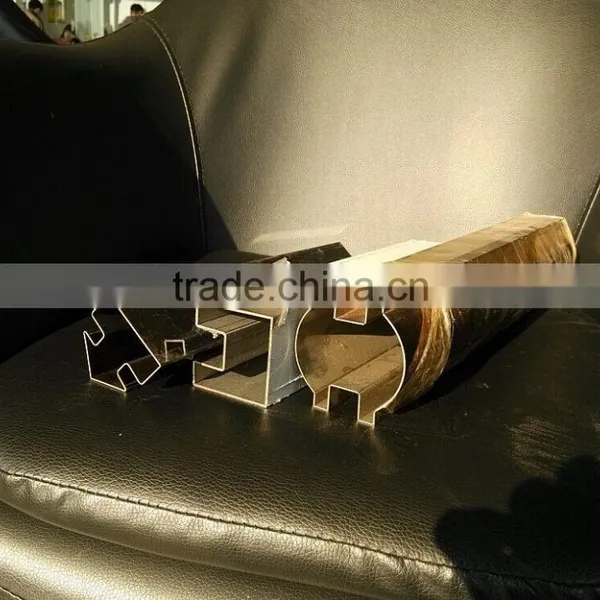 Golden Color Commercial Glass Door Stainless Steel Types Interior Door Frames photo-4