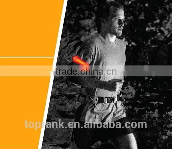 LED HIGH VISIBILITY SAFETY ARMBAND;flashing Led Armband for Jogging ;safety Lighted Armband photo-2