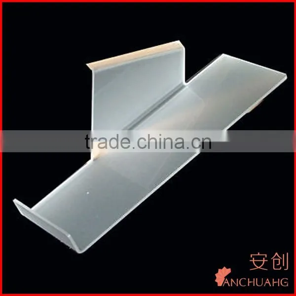 Acrylic Slatwall Sloaping Shoe Display Shelf photo-3