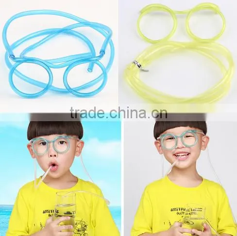 NBRSC Creative Plastic Drinking Glasses Straws for Kid Flexible Glass Straw For Drinking photo-3