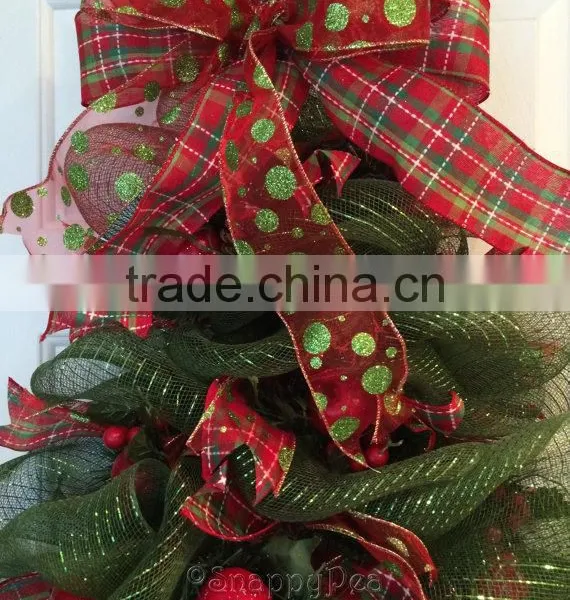 Deco Mesh Christmas Tree Wreath photo-5