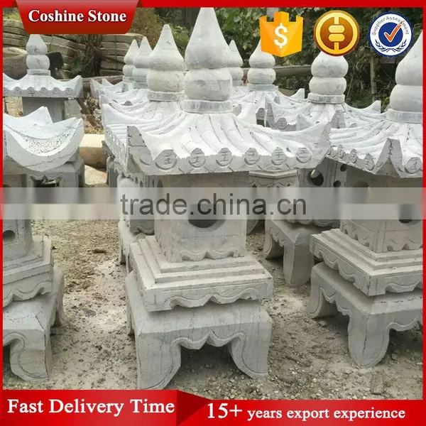 Hand-made Garden Stone Granite Lantern photo-3
