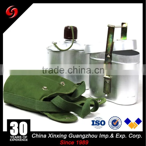1.3L Stainless Steel Water Canteen Mess Tin for Army With Cover photo-2