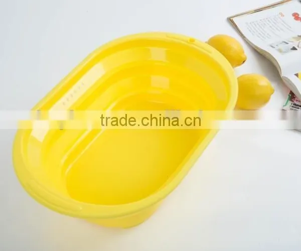 Silicone Square Shaped Folding Wash Basin,fruit Bowl photo-4