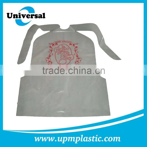 Disposable Restaurant Plastic LDPE Adult Bibs Aprons photo-5