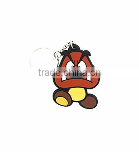 Custom Design Shaped 3D Soft Plastic Rubber PVC Keychain photo-2