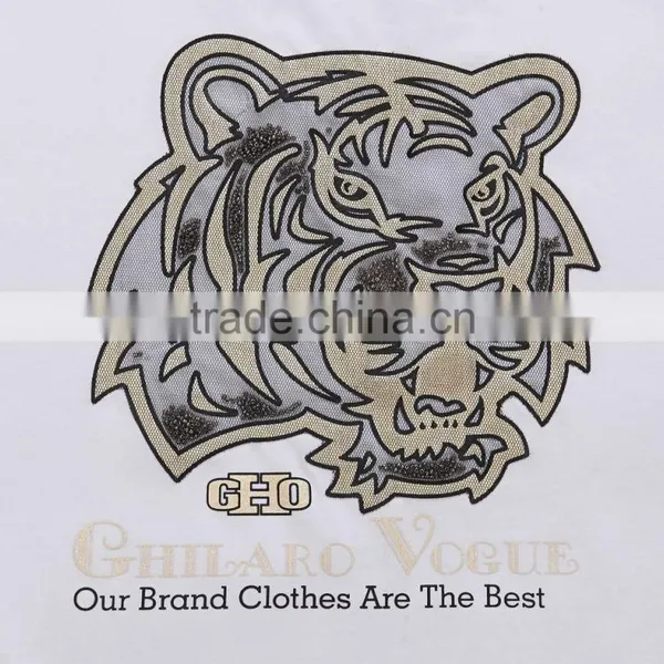 Men's 95%cotton 5%spandex Blank Mens T-shirts Wholesale photo-6