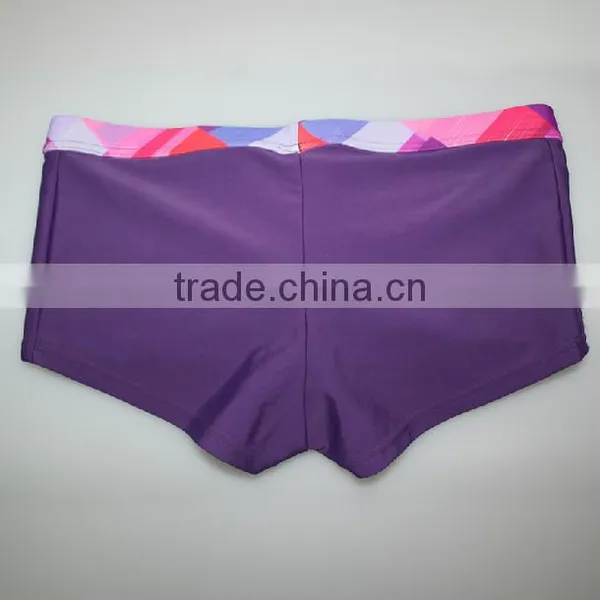 Sublimation Spandex Nylon Women's Panties, Cheap Ladies Swimming Panties photo-2