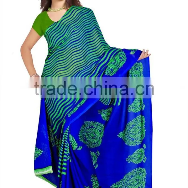 Digital Print Saree With Blouse photo-3