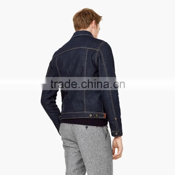 Classic Blue Wholesale Denim Jacket Men New Fashion Wear photo-2