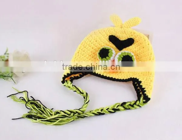 Cute Bird Handmade Baby Crochet Hat Fashion Animal Knitting Earflap Hat photo-5