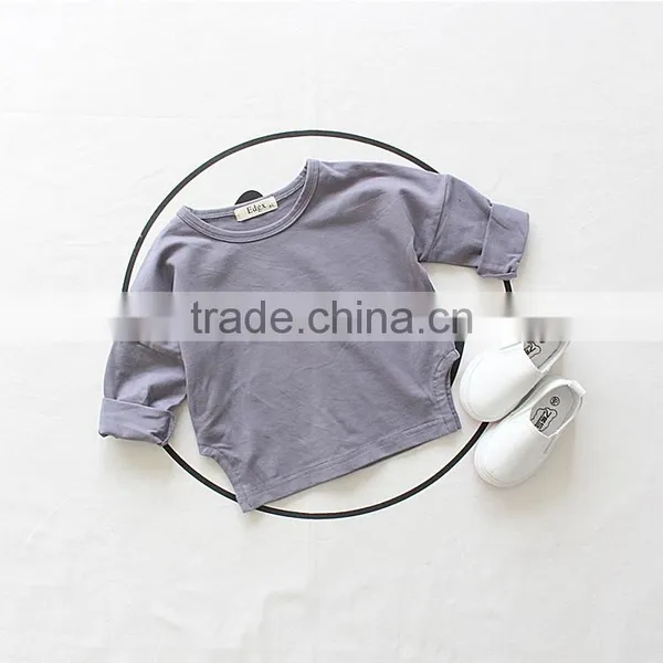 0-5 Years 2017 Wholesale Autumn Boys Shirts Cotton Full Sleeves Kids Girls Blouses photo-5
