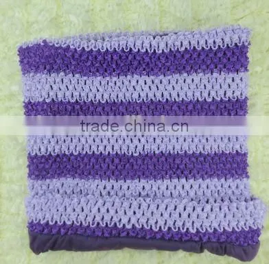 12*10 INCH Baby Halloween Purple Lined Crochet Tube Tutu Tops Wholesale in Stock photo-4