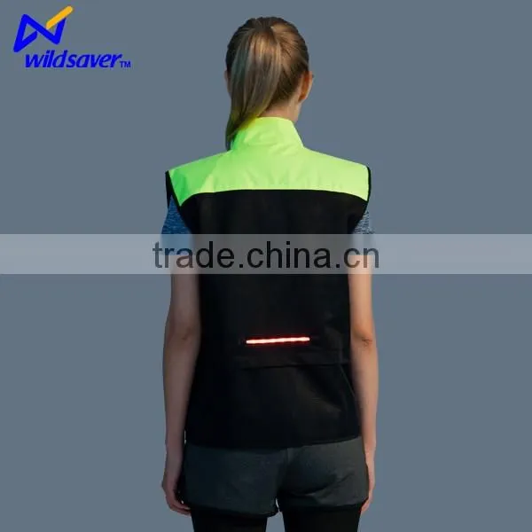 Mens Active Athletic LED Flashing Vest With Pockets photo-5