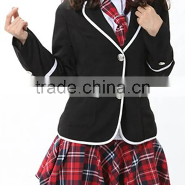 Wholesale 2015 New Design High School Girls Sexy Uniform photo-2