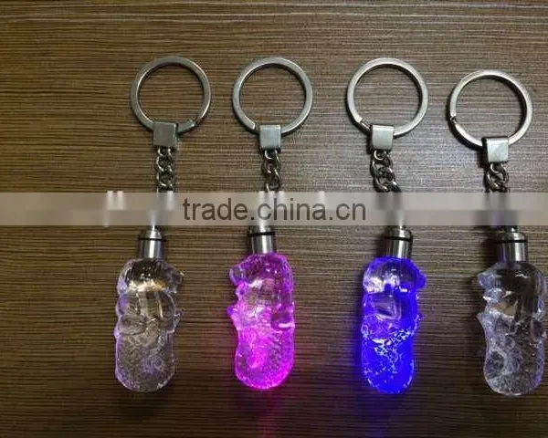 Crystal Singapore Merlion Model With LED Keychain For Souvenirs Gifts KJJ-02 photo-5