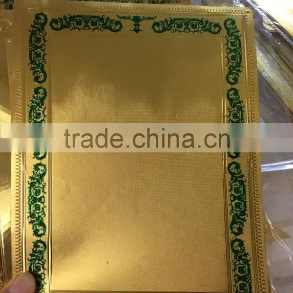 High Quality Wholesale Gold Foil Paper Arabic photo-4