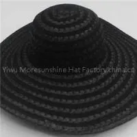 Hats, Made of Straw, Available in Black